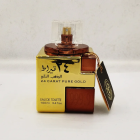 عطر 24 قيراط الذهب النقي من لطافة للجنسين 100 مل